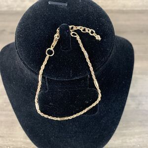 Area Stars Gold Plated Chain Bracelets Adjustable 11 cm + 6 cm